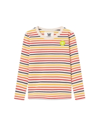Wood Wood KIDS - KIM STRIPE LANGÆRMET BLUSE MULTI