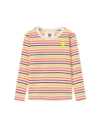 Wood Wood KIDS - KIM STRIPE LANGÆRMET BLUSE MULTI