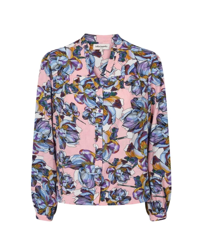 Lollys Laundry - ELIF BLOMSTRET SKJORTE