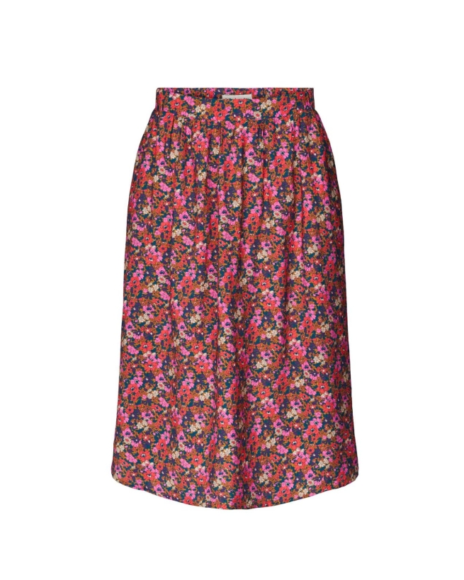 Lollys Laundry Nederdel - MyraLL Maxi Nederdel i Blue