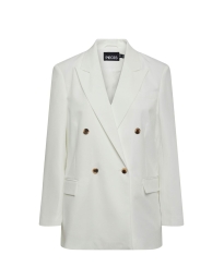 Pieces - KYZA DOBBELTTRADET BLAZER HVID