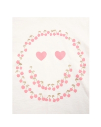 Petit by Sofie Schnoor - T-SHIRT MED SMILEY PRINT HVID