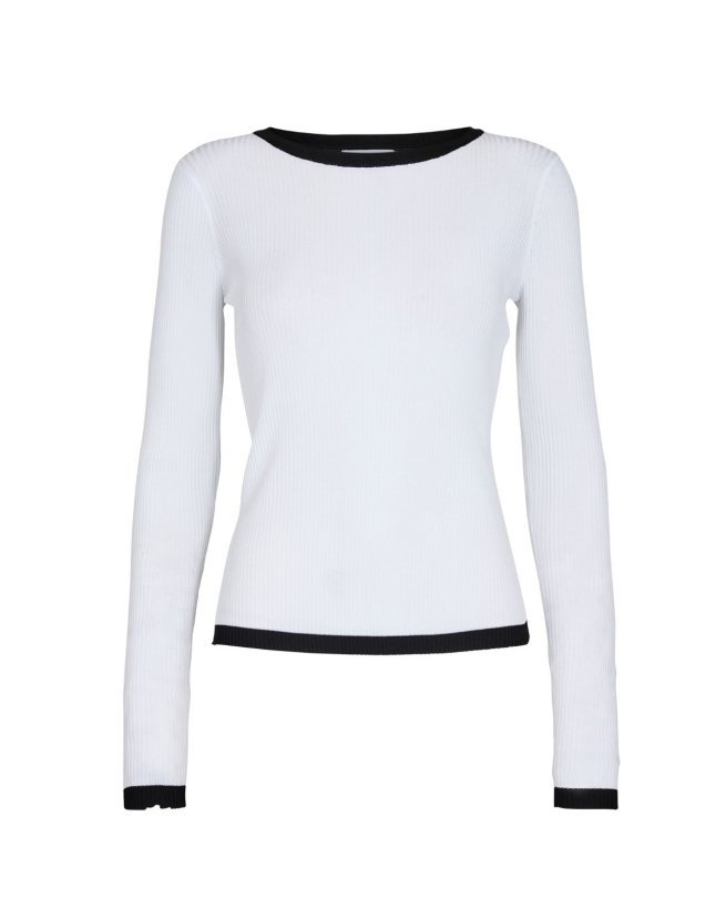 Levete Room - NONA LANGÆRMET BLUSE HVID