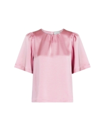 Neo Noir - FLORINA SATIN BLUSE PINK