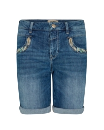 Mos Mosh - NAOMI SUNNY SHORTS BLÅ