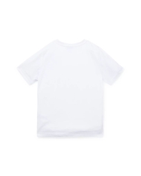 Hugo Boss Kids - BOMULDS T-SHIRT MED PRINT HVID