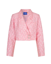 CRAS - MILA CROPPED BLAZER LYSERØD