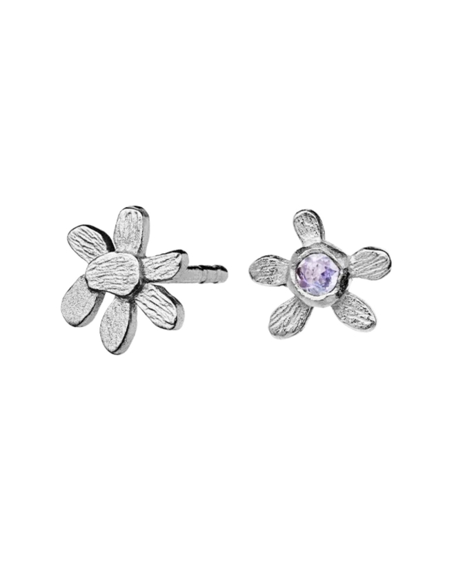 Maanesten - MYNTE ØRERINGE SØLV