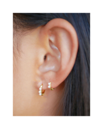 Enamel - PAULA PEARL HOOPS