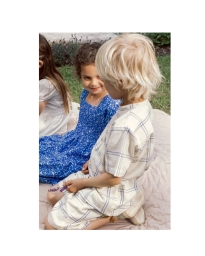 Marmar - DYMAN KJOLE HVIDE FUGLE BLÅ Marmar - DYMAN KJOLE HVIDE FUGLE BLÅ