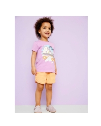 Name It - RULLESKØJTE T-SHIRT PINK