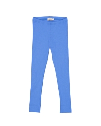 Marmar - RIBSTRIKKEDE LEGGINGS BLÅ