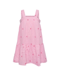 Little Pieces - ÆRMELØS KJOLE PINK