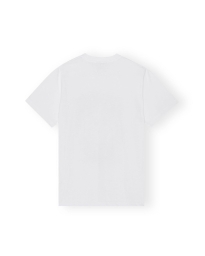 Ganni - BUNNY T-SHIRT HVID