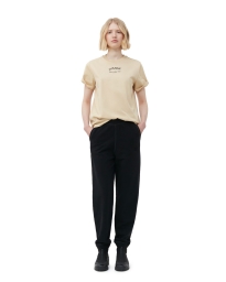 Ganni - NICE DAY T-SHIRT BEIGE
