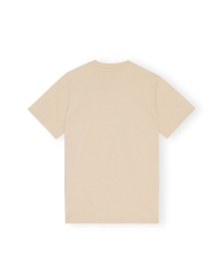 Ganni - NICE DAY T-SHIRT BEIGE