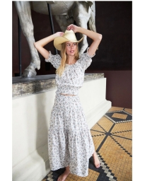 Lollys Laundry - WELLS BLOMSTRET CROPTOP