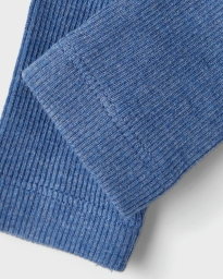 Name It - BASIS RIBSTRIKKET LEGGINGS BLÅ