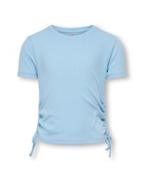 Only Kids - AMY RYNKE T-SHIRT BLÅ