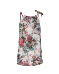 Karmamia - RUFFLE TOP BLOMSTRET