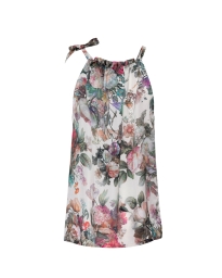 Karmamia - RUFFLE TOP BLOMSTRET