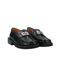 Ganni - RHINSTENS LOAFERS SORT