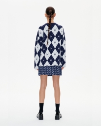 Baum und Pferdgarten - CHARVI LOGO PULLOVER BLÅ