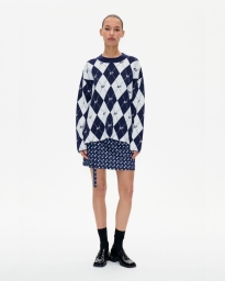 Baum und Pferdgarten - CHARVI LOGO PULLOVER BLÅ