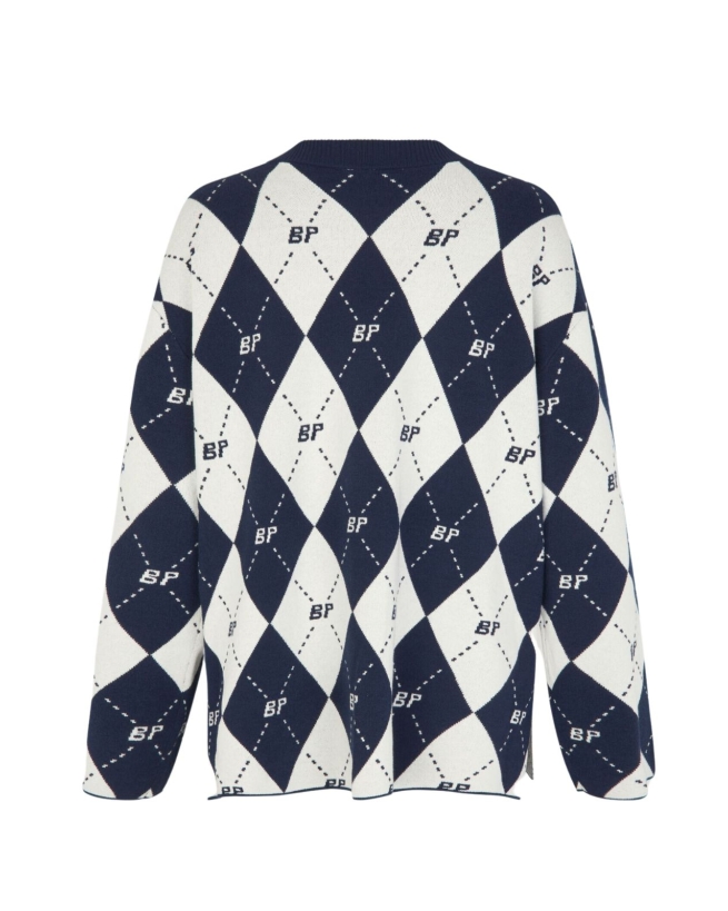 Baum und Pferdgarten - CHARVI LOGO PULLOVER BLÅ