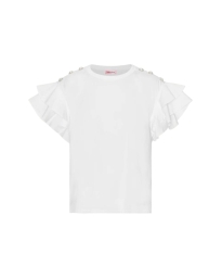 Custommade - MEIKA T-SHIRT HVID