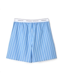 H2O FAGERHOLT - STRIBEDE BOX SHORTS BLÅ