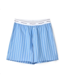 H2O FAGERHOLT - STRIBEDE BOX SHORTS BLÅ