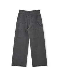 H2O FAGERHOLT - DENIM CARGO BUKSER SORT