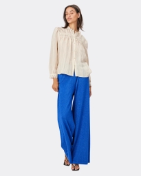 Lollys Laundry - AIRLIE SKJORTE CREME