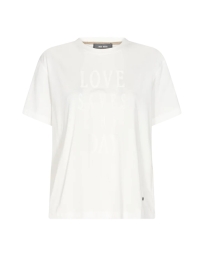Mos Mosh - ASA T-SHIRT HVID