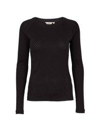 Basic Apparel - ARENSE LANGÆRMET BLUSE SORT