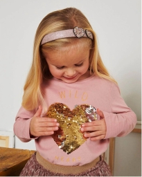 Petit by Sofie Schnoor - PALIET BLUSE GAMMELROSA