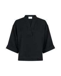 Neo Noir - LUMA CREPE BLUSE SORT Neo Noir - LUMA CREPE BLUSE SORT