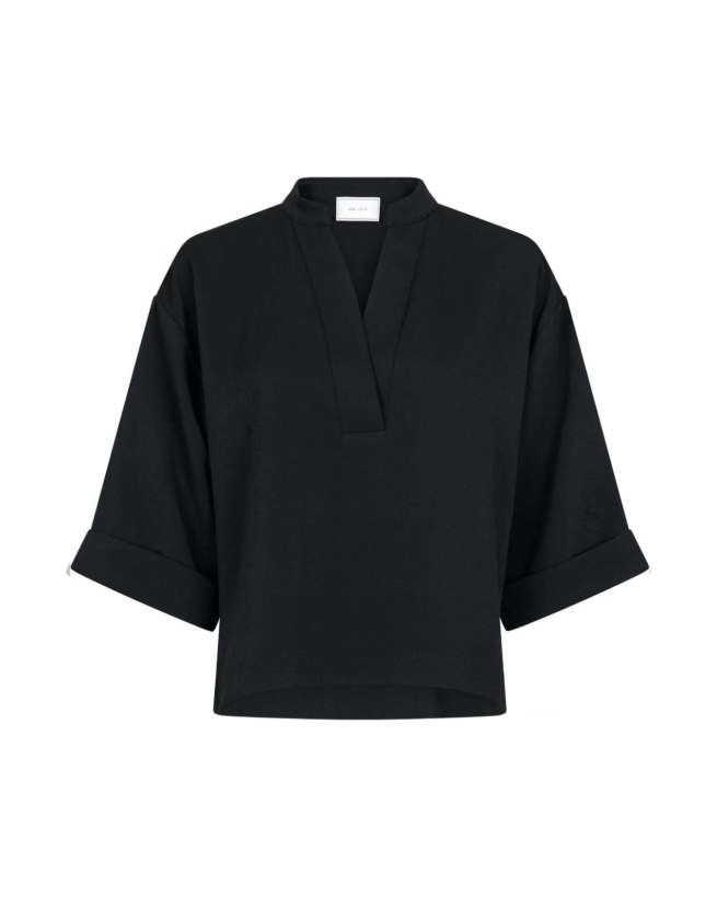 Neo Noir - LUMA CREPE BLUSE SORT
