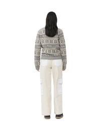Ganni - GANNI LOGO CARDIGAN
