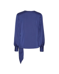 Karmamia - INES BLUSE MIDNIGHT BLUE 