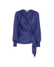 Karmamia - INES BLUSE MIDNIGHT BLUE 