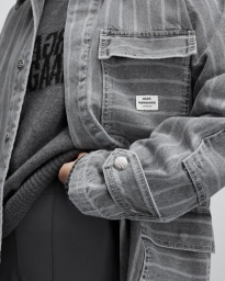 Mads Nørgaard - JOHNNY DENIM JAKKE GRÅ 