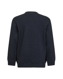 Petit by Sofie Schnoor - RIBSTRIKKET SWEATSHIRT NAVY