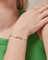 Enamel - PEARLIE TWIST ARMBÅND GULD