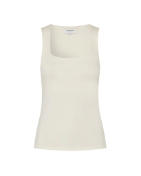 Rosemunde - SQUARE NECK TOP IVORY