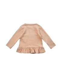 Petit by Sofie Schnoor - PEPLUM CARDIGAN NOUGAT