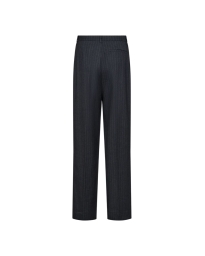PINSTRIPE VIDDE BUKSER GRÅ