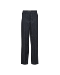 PINSTRIPE VIDDE BUKSER GRÅ