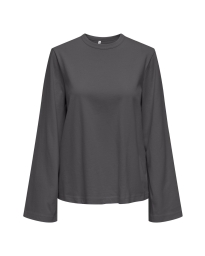 Only - INA SLEEVE BLUSE GRÅBLÅ